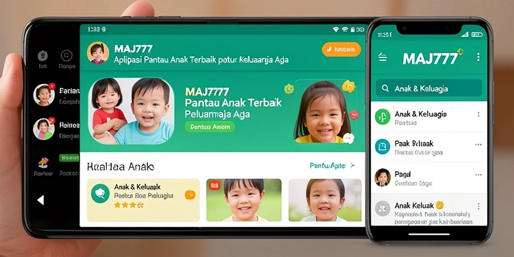 Antarmuka MAJ777 yang menarik dan mudah digunakan untuk memantau anak.